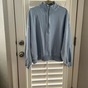 NWT Aerie 3/4 zip pullover in size XL